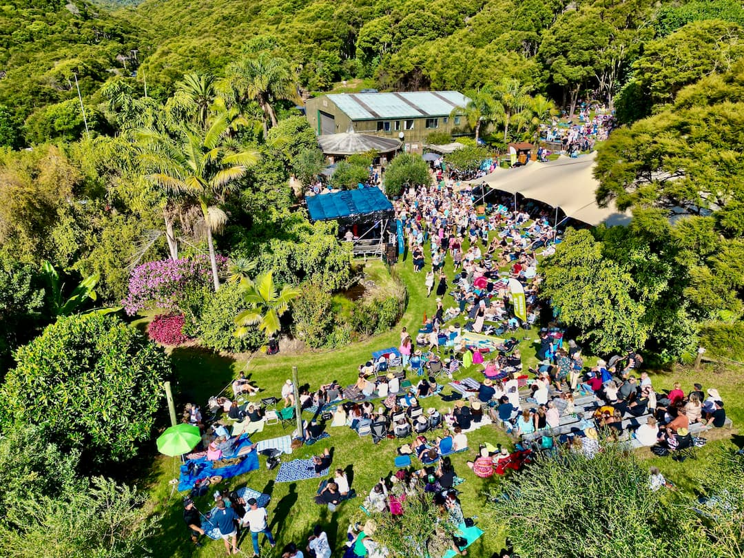 Ariel view of the festival